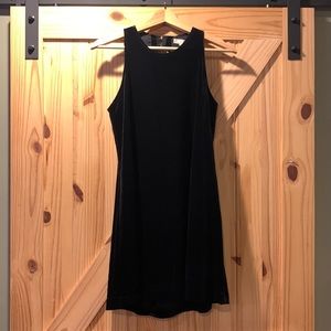 Black Velvet Mini Dress